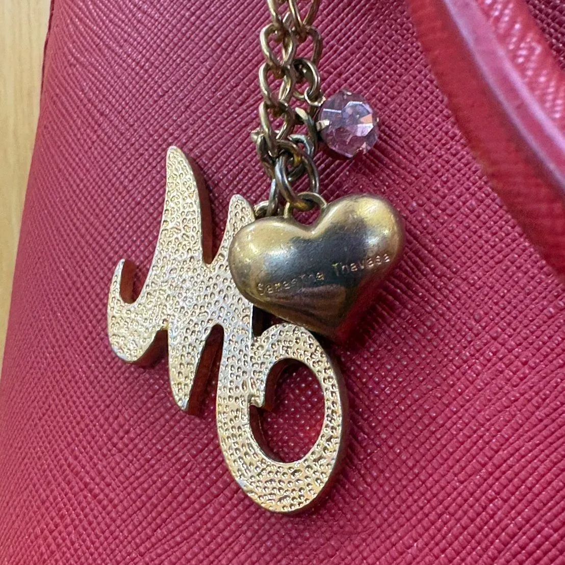  ◎ ブランド Samantha Thavasa サマンサタバサ 2 way ショルダーバッグ トートバッグ ハンドバック カバン バック 赤 レッド おしゃれ かわいい レディース 婦人 女子 アンティーク ヴィンテージ おでかけ 仕事 会社 ショルダーバッグ ショルダーバッグ