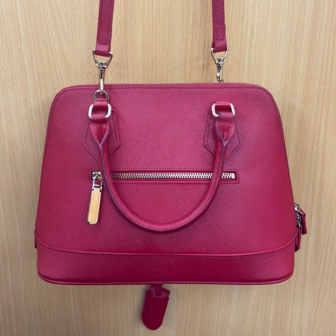 ◎ ブランド Samantha Thavasa サマンサタバサ 2 way ショルダーバッグ トートバッグ ハンドバック カバン バック 赤 レッド おしゃれ かわいい レディース 婦人 女子 アンティーク ヴィンテージ おでかけ 仕事 会社