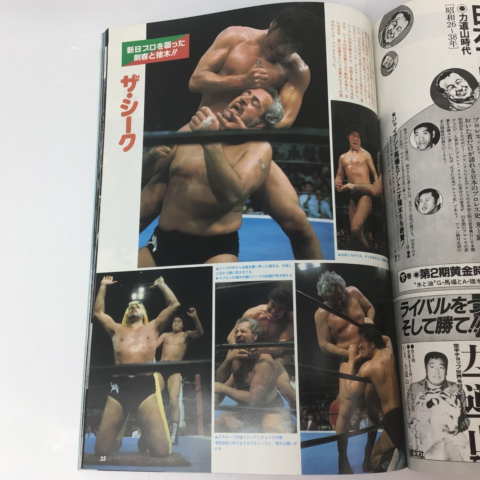 1067 アントニオ猪木 逆境で培われた永遠の闘魂 週刊プロレス 昭和58年