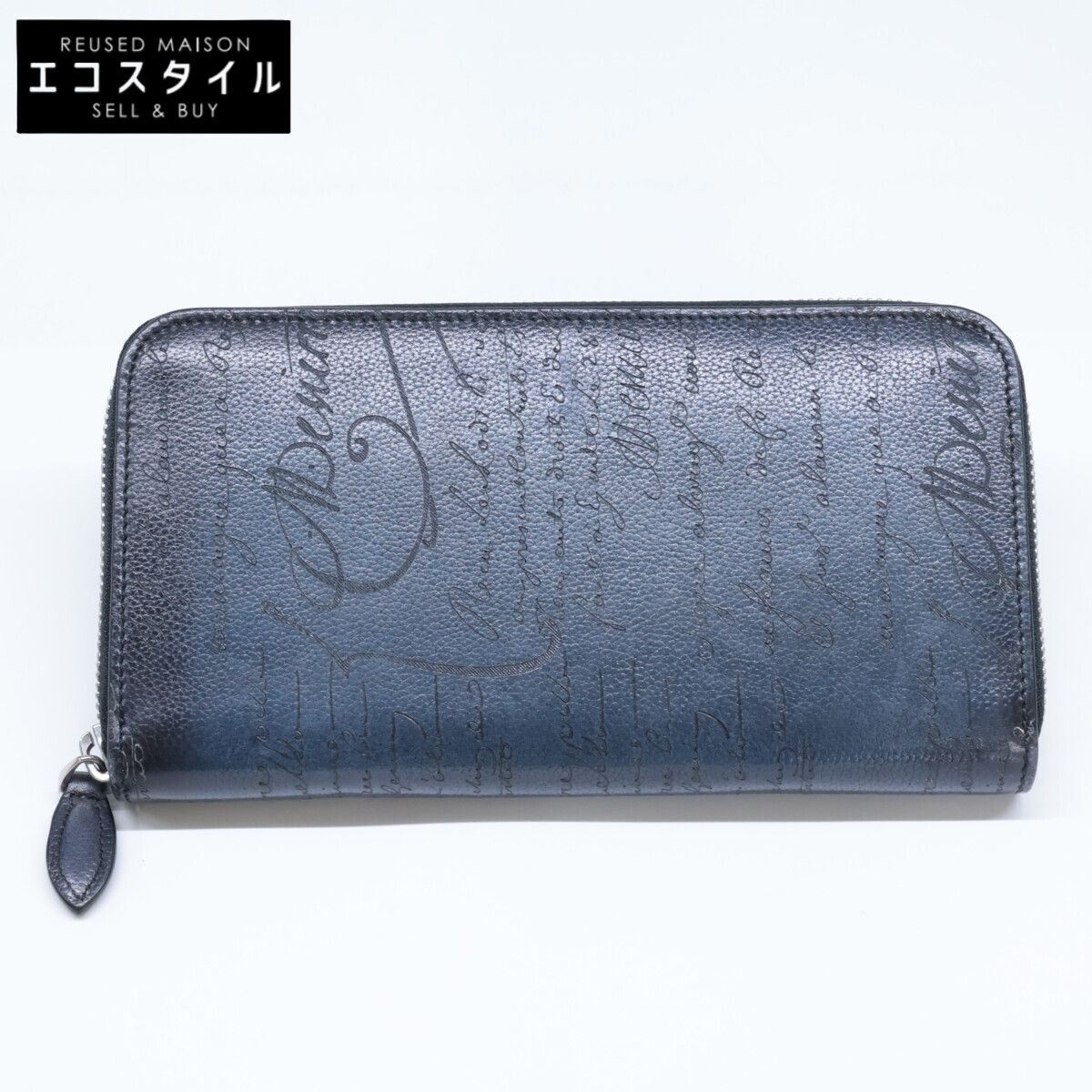 berluti ベルルッティ ヴェネチア ソフト カーフレザー イタウバ スクリット ロングジップウォレット