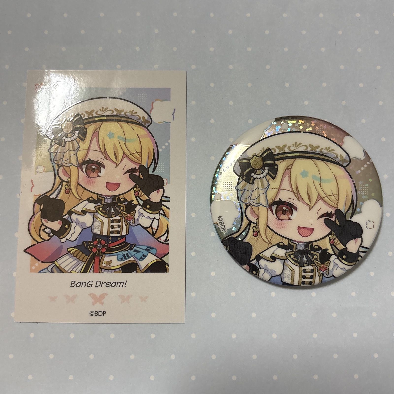 バンドリ ブシロードオンラインストア 4周年 缶バッジ ショート