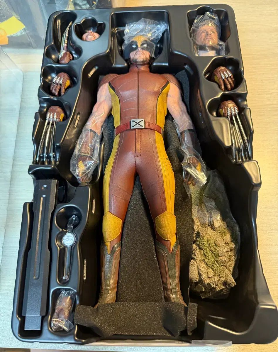 ホットトイズ MARVEL デッドプール - ウルヴァリン ブラウン タン モデル フィギュア 開封品