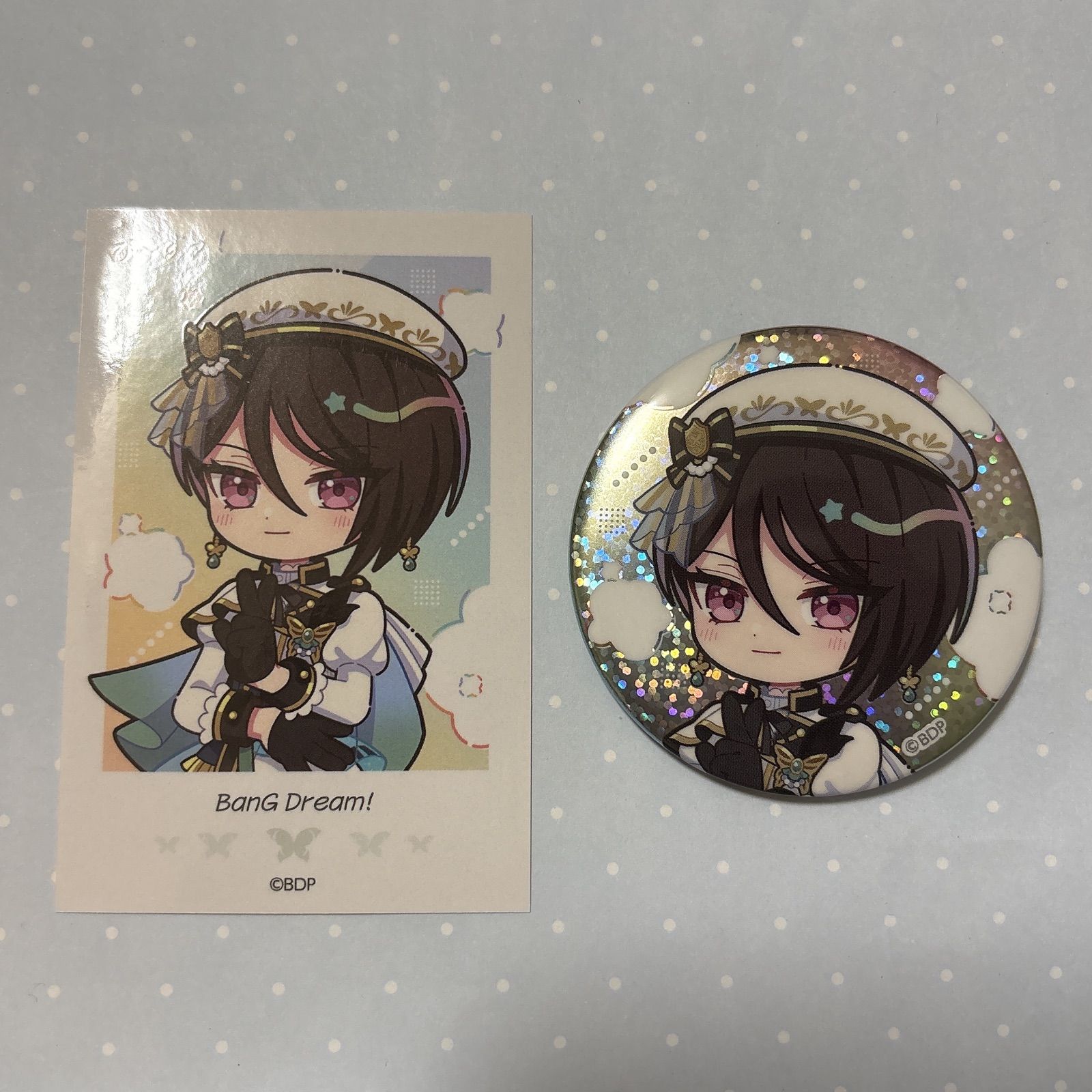 バンドリ ブシロードオンラインストア 4周年 缶バッジ ショート