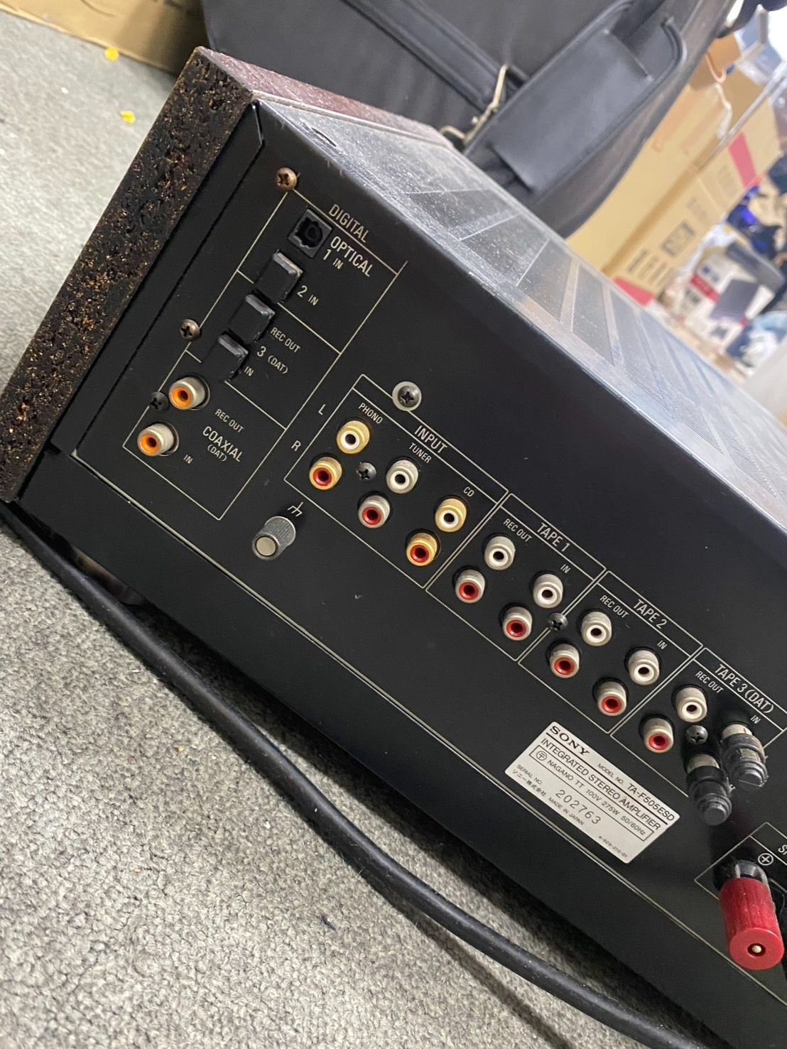 SONY ソニー TA-F505ESD プリメインアンプ オーディオ機器 通電確認