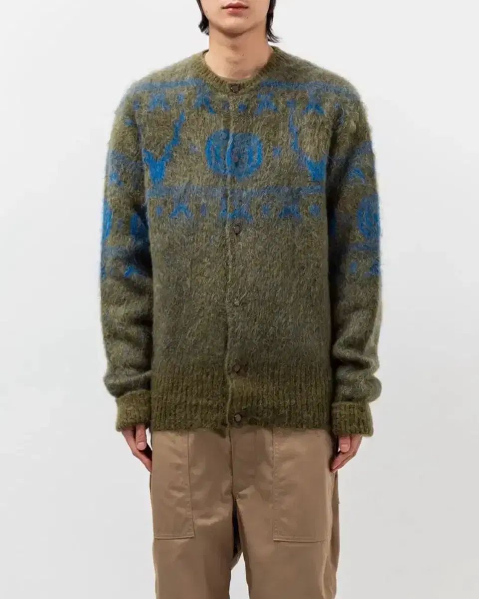 S SOUTH 2 WEST 8 モヘア ウール カーディガン