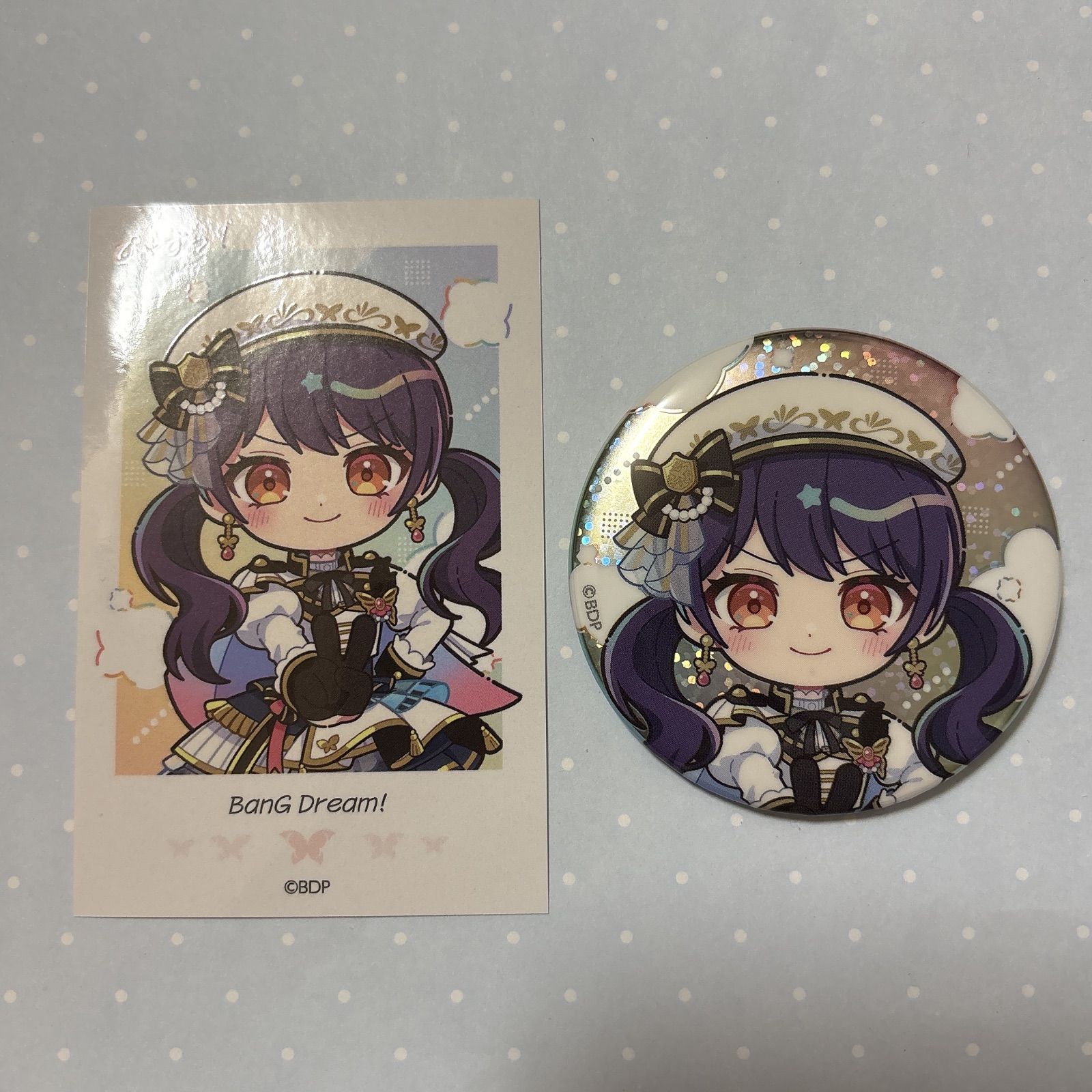 バンドリ ブシロードオンラインストア 4周年 缶バッジ ショート