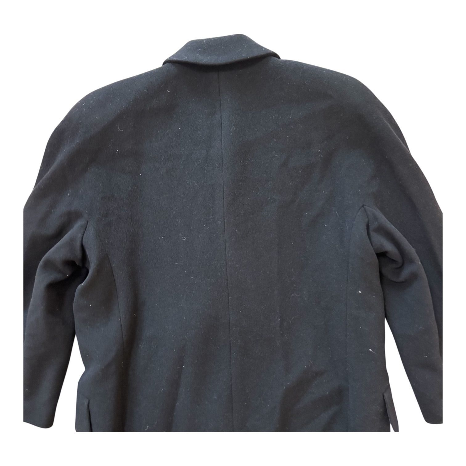 CORDIER コルディア ロングコート ダブルボタン ブラック カシミヤ混