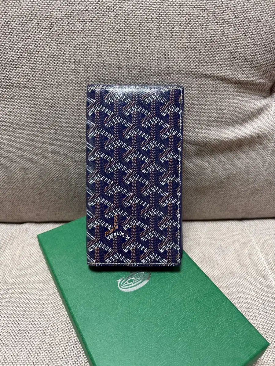Masion Goyard カードウォレット ネイビー ボックス