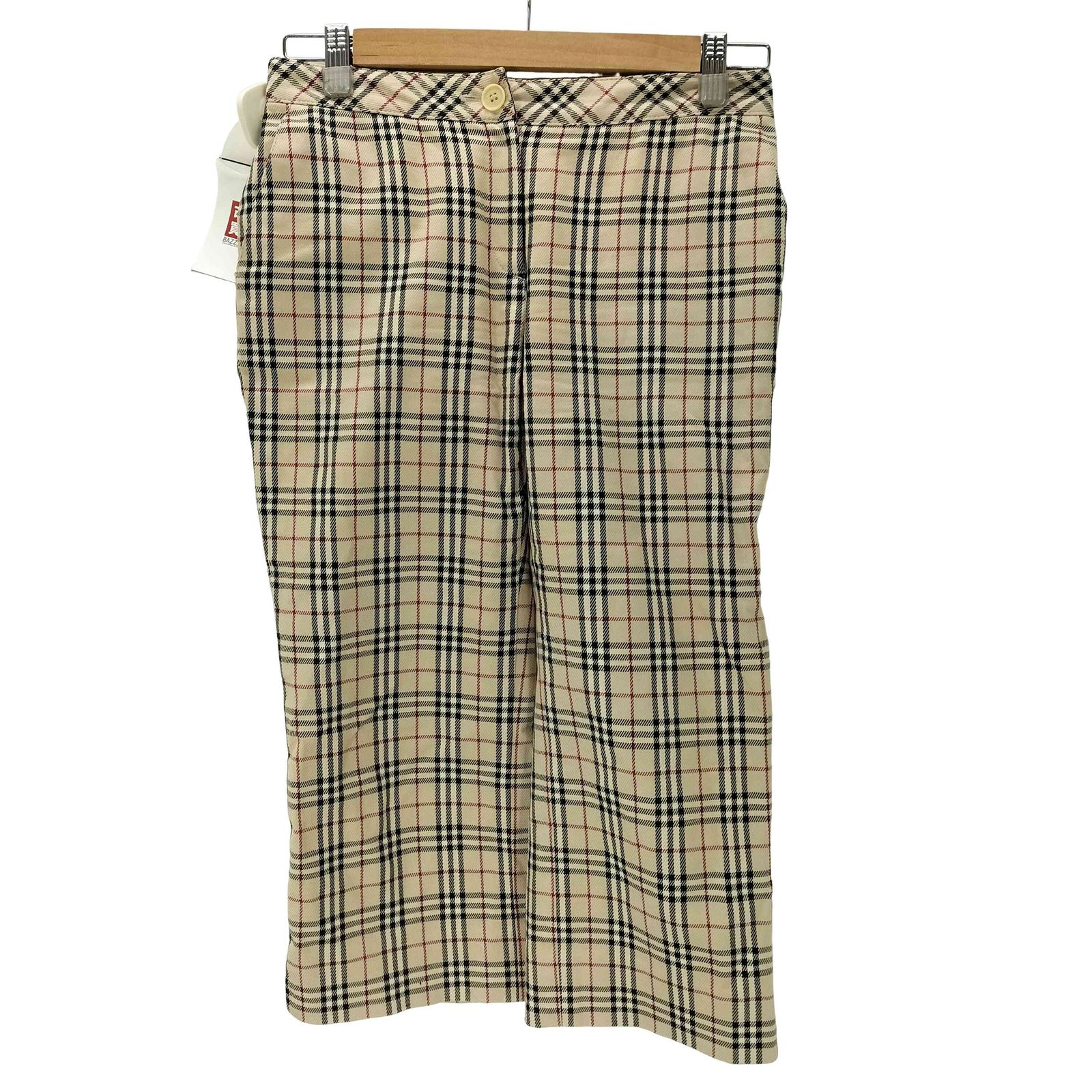 バーバリーロンドン BURBERRY LONDON ノバチェック クロップド パンツ