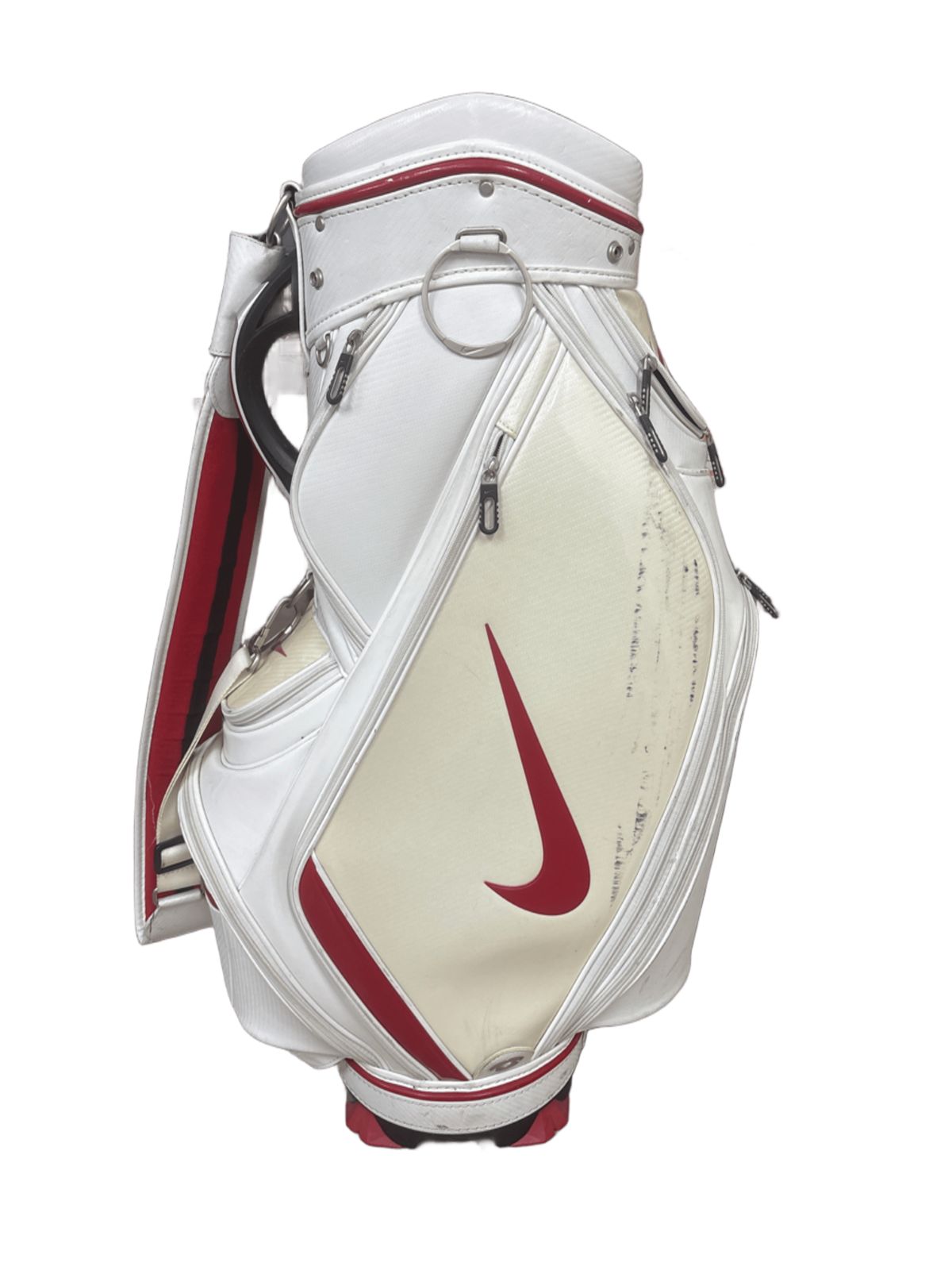 Nike キャディバッグ ホワイト/レッド Nike ナイキ ゴルフキャディバッグ ホワイト/グレー/レッド Nike