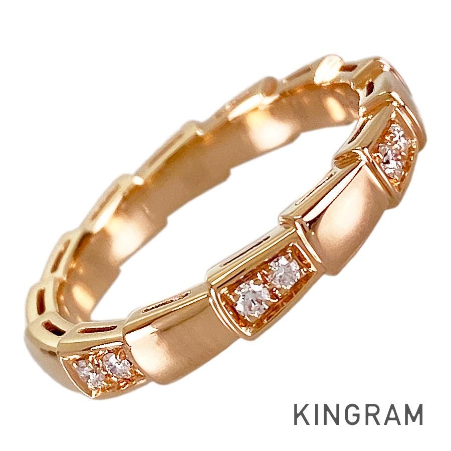 ブルガリ BVLGARI セルペンティ ヴァイパー 353274 K 18 PG ダイヤモンド 16.5号 56-57 リング sss リング 指輪 アクセサリー レディース