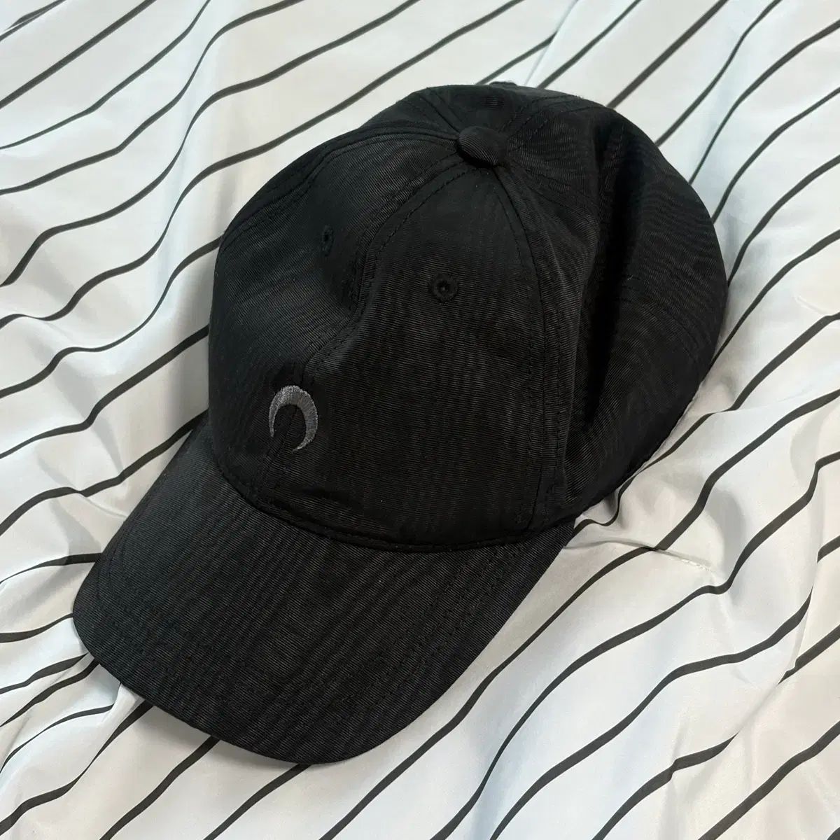 マリーンセル ムーン ロゴ ブラック ベースボールキャップ 帽子