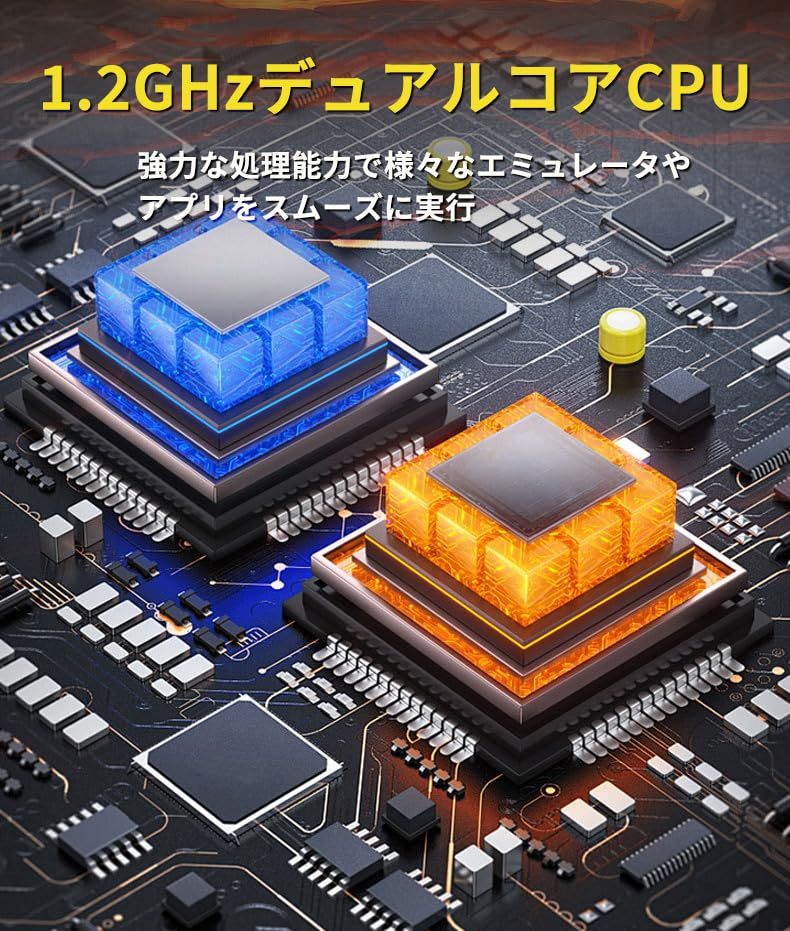 Whatsko SF 3000 2025新登場 ポータブルゲーム機 ゲームコンソール 4 5インチIPSスクリーン デュアルスティック mAh 64 GBpo