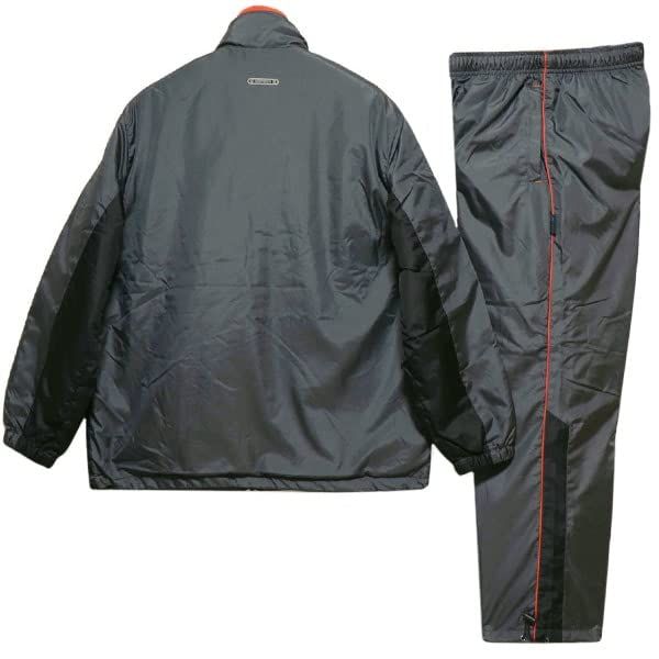 裏フリース シャカシャカ 上下セット メンズ あったか 長袖 M L LL 92515 ジャンパー ブルゾン ジャケット アウター メンズ