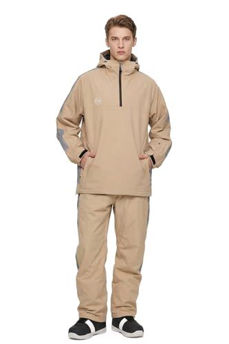 MORGEN SKY スノボウェア スキーウェア 上下セット セットアップ リフレクター付き 反射材 スノーボード メンズ レディース 男女兼用 アウトドア 防寒着 作業着 雪遊び 登山 防風 防寒 保温 耐水圧10 000 mm AG 001