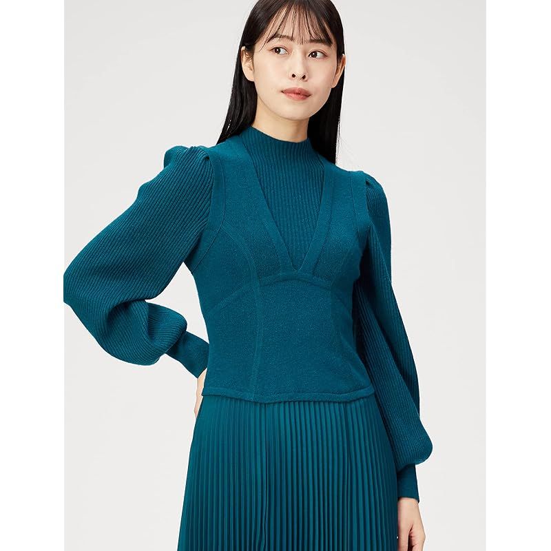 スナイデル ニットコルセットドッキングワンピ レディース GRN 0