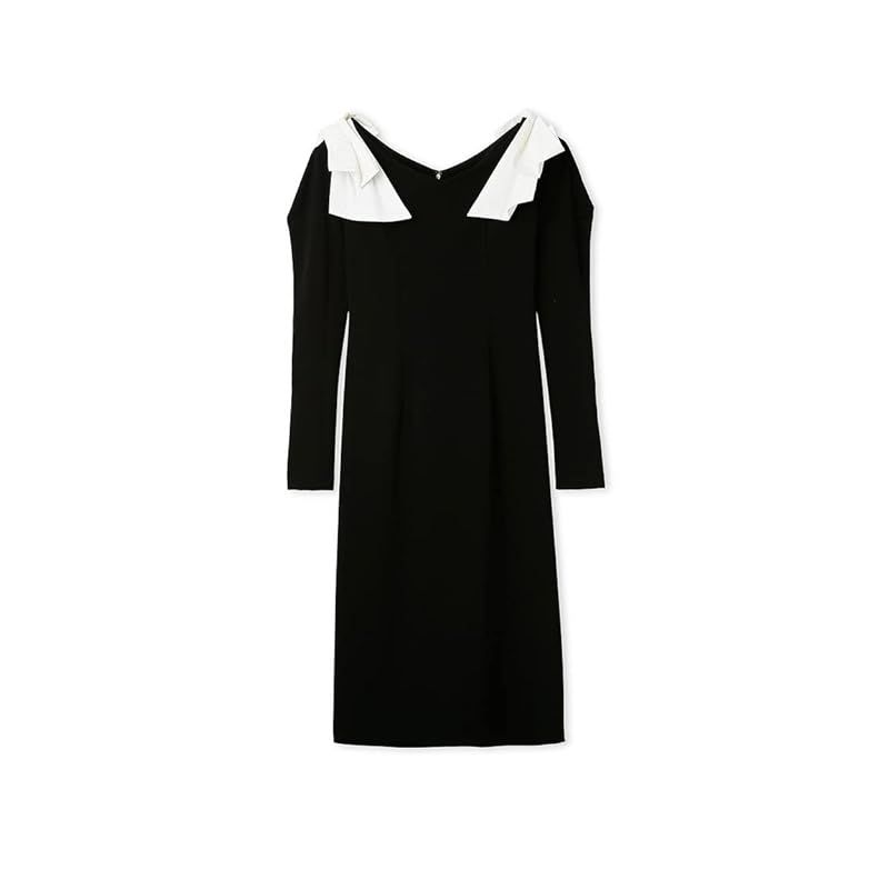 FRAY I.D タフタリボンタイトドレス レディース BLK 1