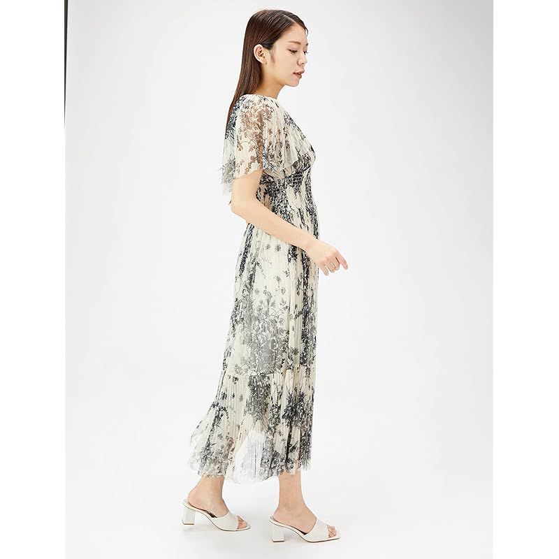スナイデル Susプリントケープチュールドレス レディース BEG 0