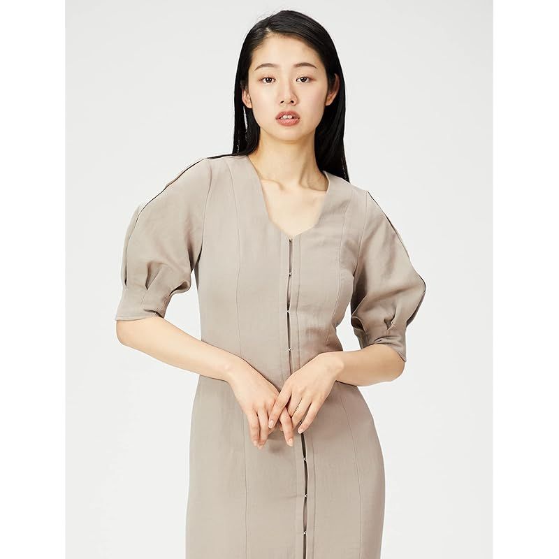 フレイ アイディー ウールリネンタイトワンピ レディース PBEG 0