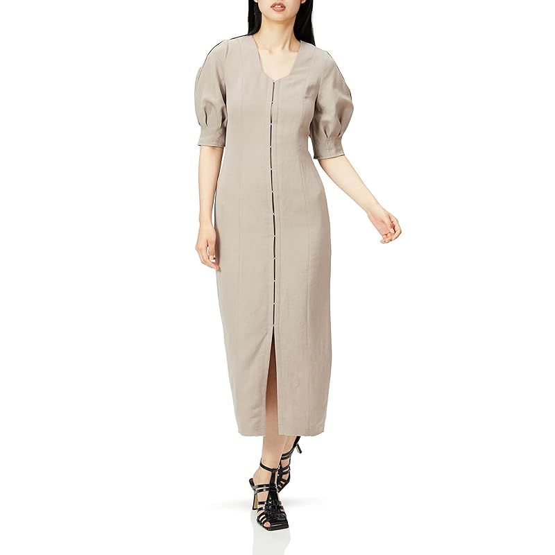 フレイ アイディー ウールリネンタイトワンピ レディース PBEG 0