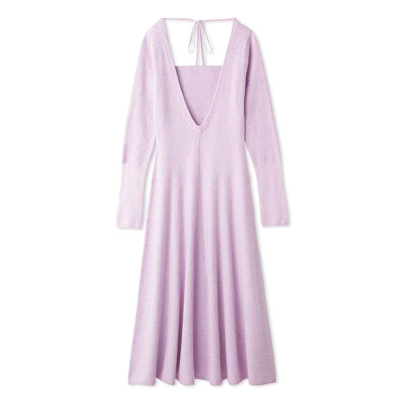 スナイデル ベアレイヤードニットワンピ レディース PNK