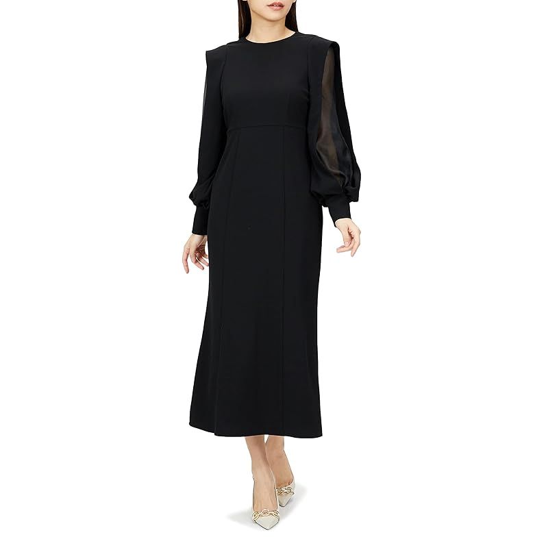 SNIDEL レディライクミディワンピ レディース BLK 0