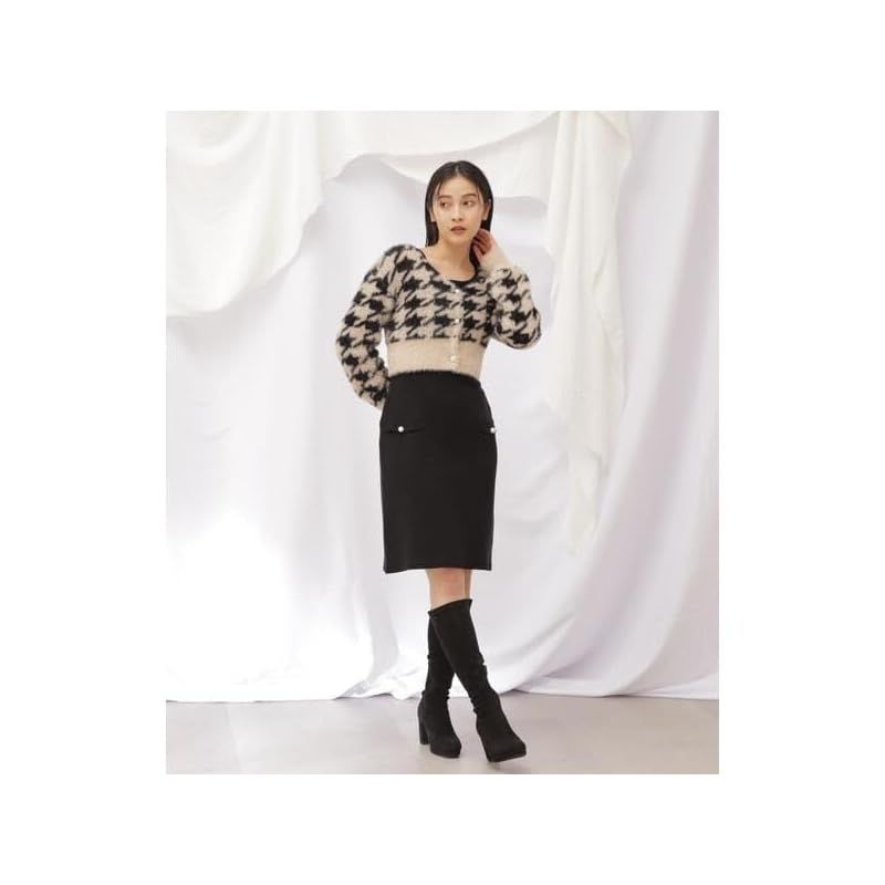 シャギーカーデミニワンピセット