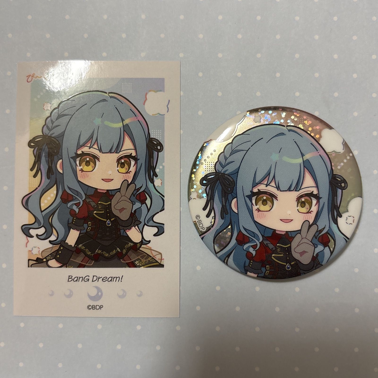 バンドリ ブシロードオンラインストア 4周年 缶バッジ ショート