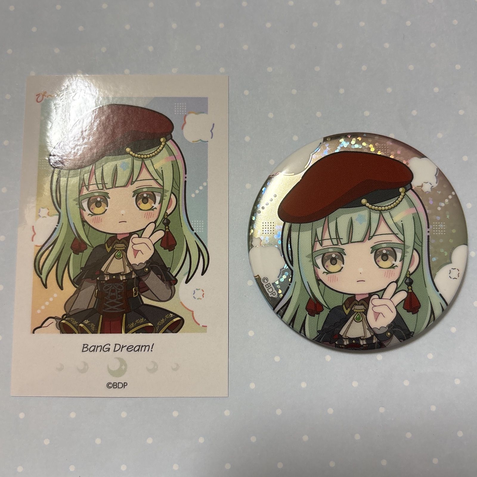 バンドリ ブシロードオンラインストア 4周年 缶バッジ ショート