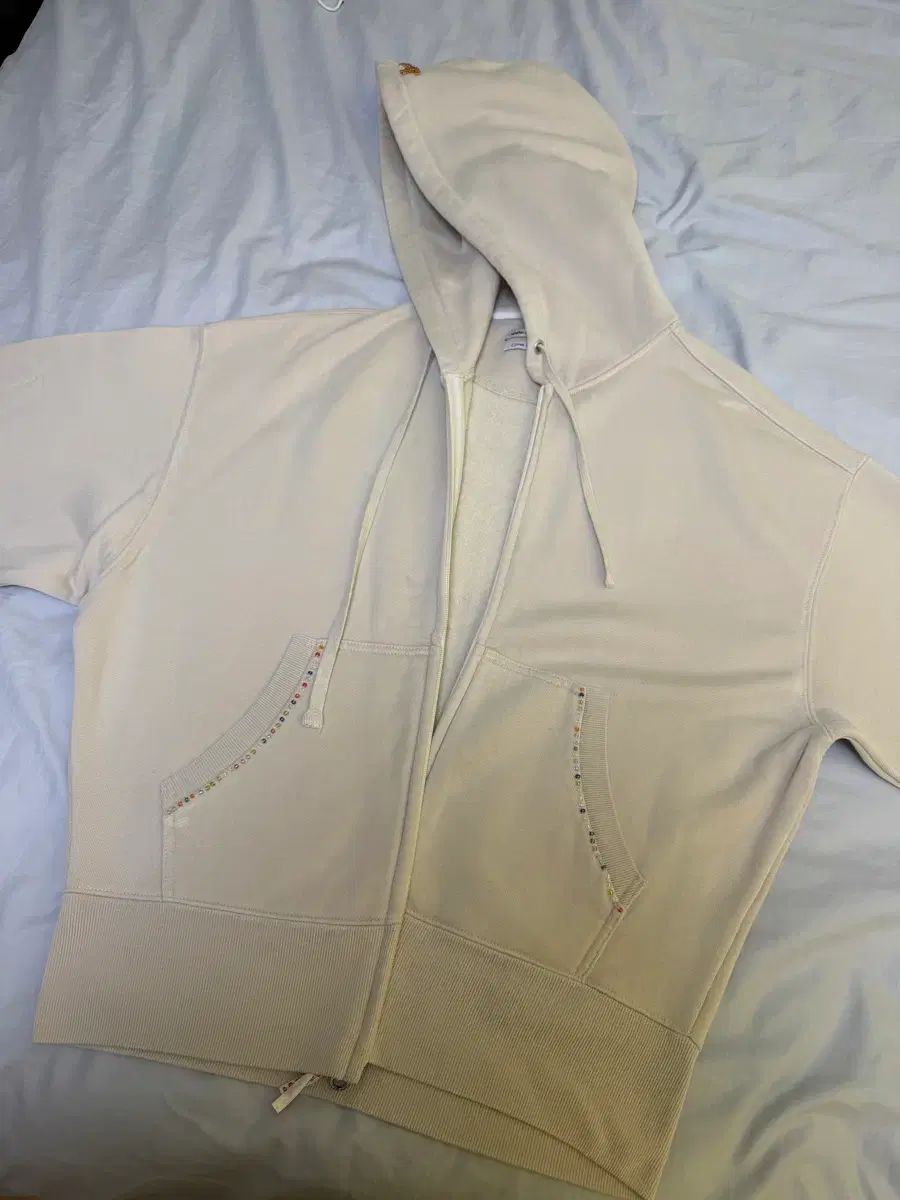 SCULPTOR SAINT ビーズ フードジップアップ