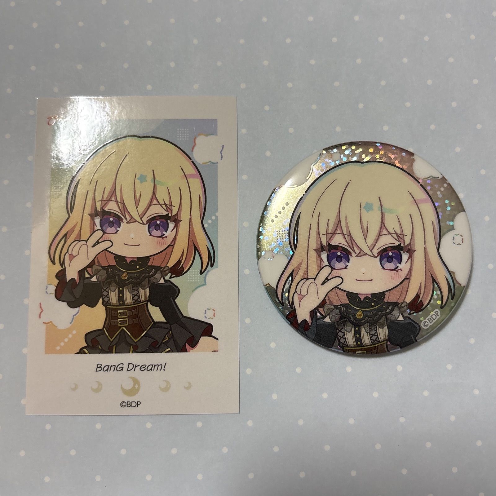 バンドリ ブシロードオンラインストア 4周年 缶バッジ ショート