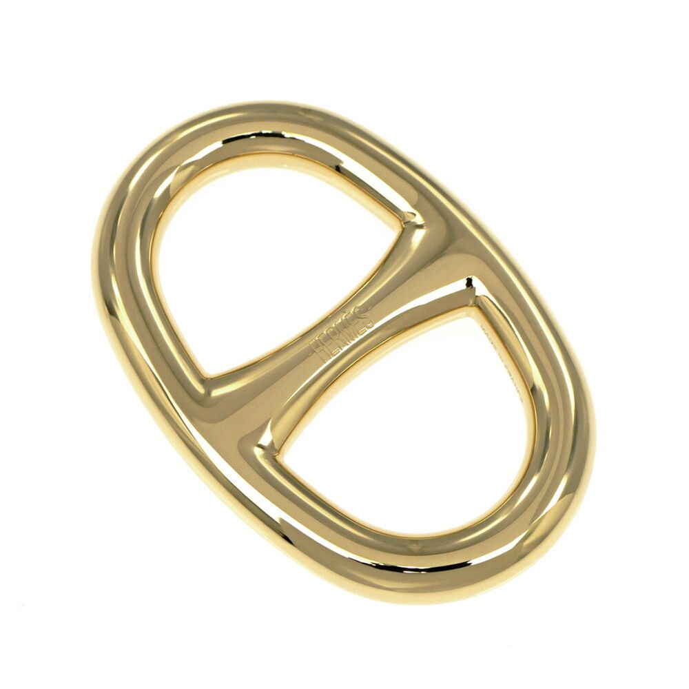 名東】エルメス スカーフリング シェーヌダンクル パーマブラス