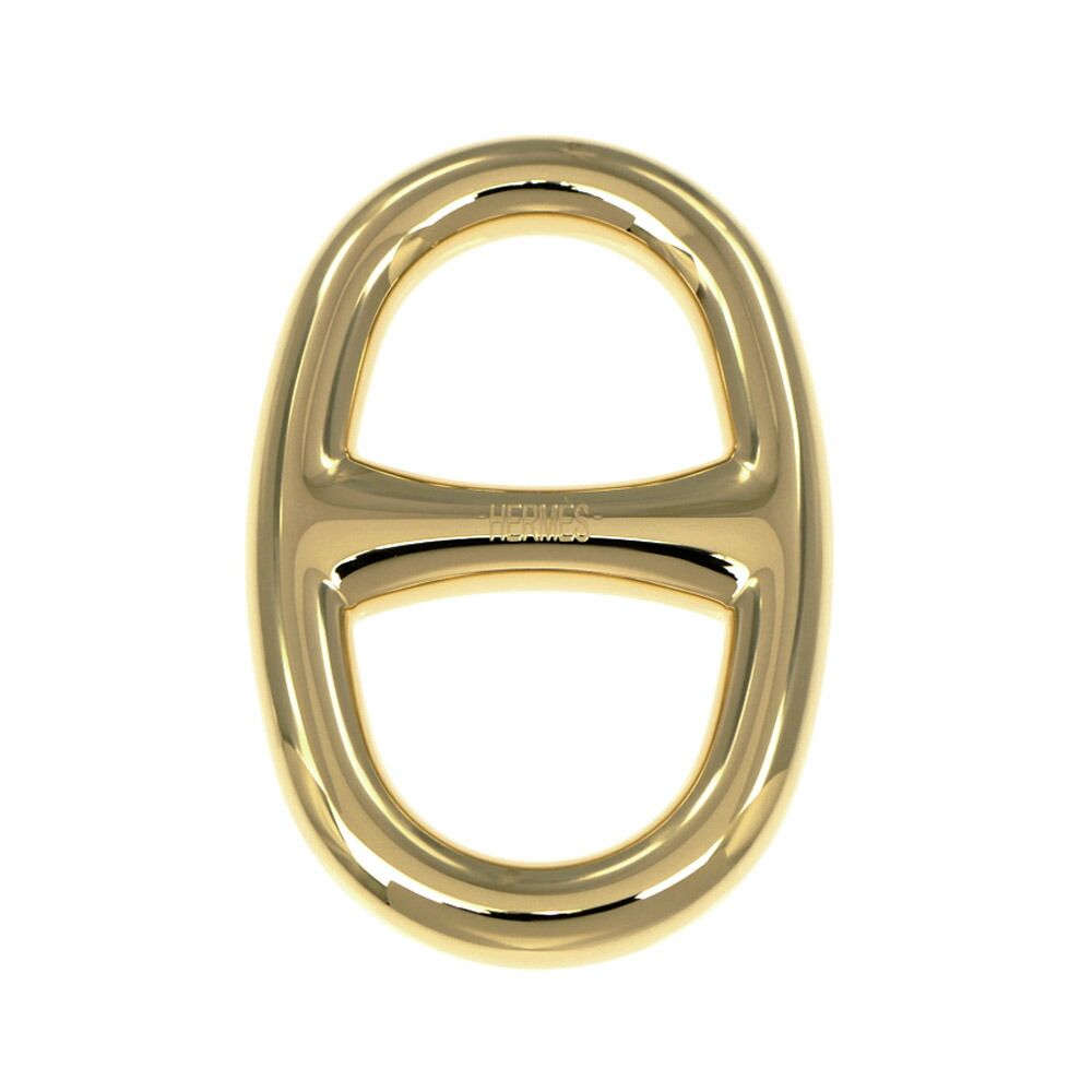 ❤未使用品❤スカーフリング大 シェーヌダンクル ゴールド金具 エルメス チャーム ❤未使用品❤スカーフリング大 シェーヌダンクル ゴールド金具