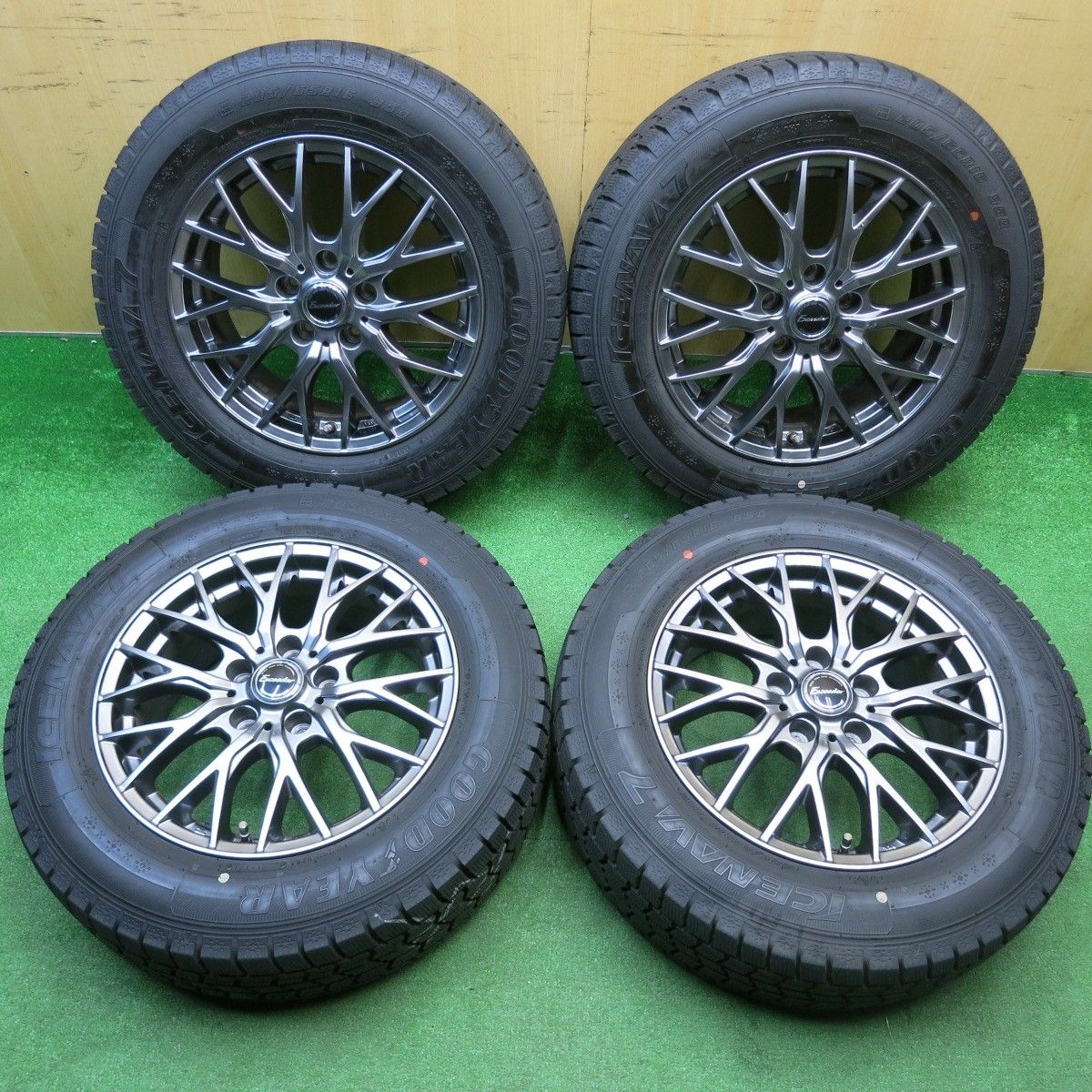 バリ溝 9.5分以上 スタッドレス 205|65 R 16 グッドイヤー アイスナビ7 Exceeder エクシーダー 16インチ PCD 114.3|5 H ス