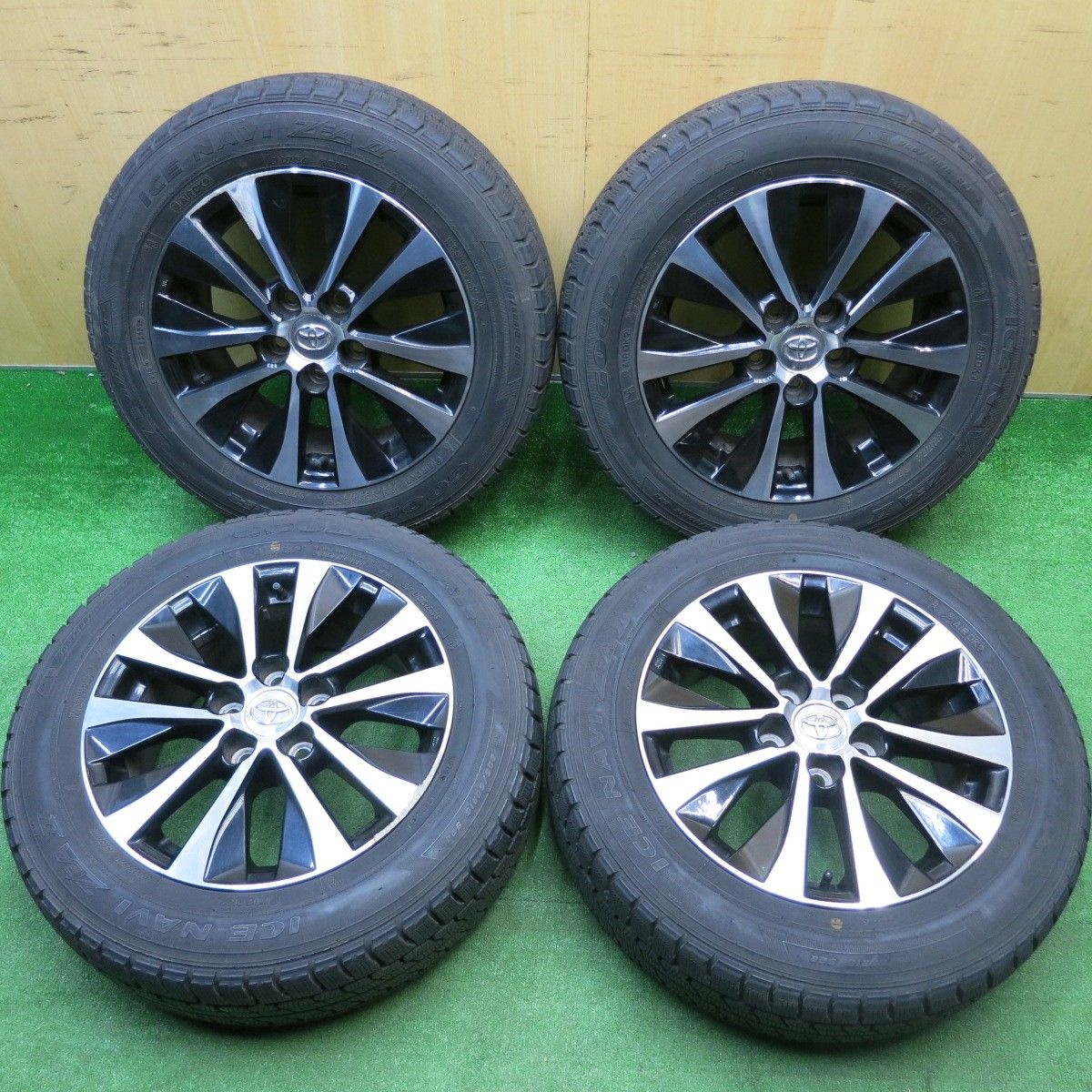 バリ溝 8.5分 トヨタ SAI サイ 205|60 R 16 スタッドレス グッドイヤー アイスナビ ZEA 2 16インチ PCD 114.3|5 H ス