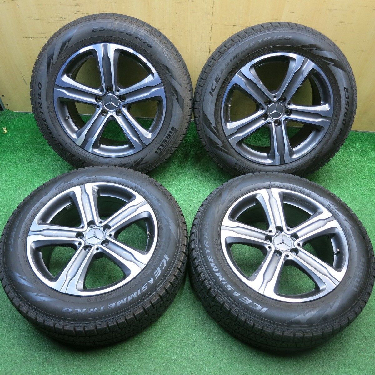 バリ溝！キレイ！8.5分☆ベンツ GLCクラス X253 純正 235/60R18 