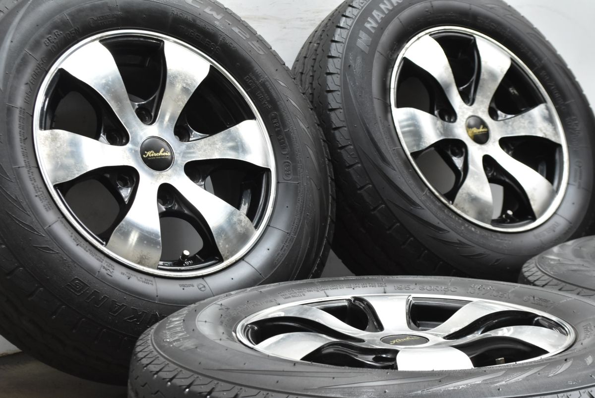キャラバン 設計品 キルヒアイス VN 15 in 6 J 45 PCD 139.7 ナンカン NK VAN CW-25 195|80 R C NV 350 E 26