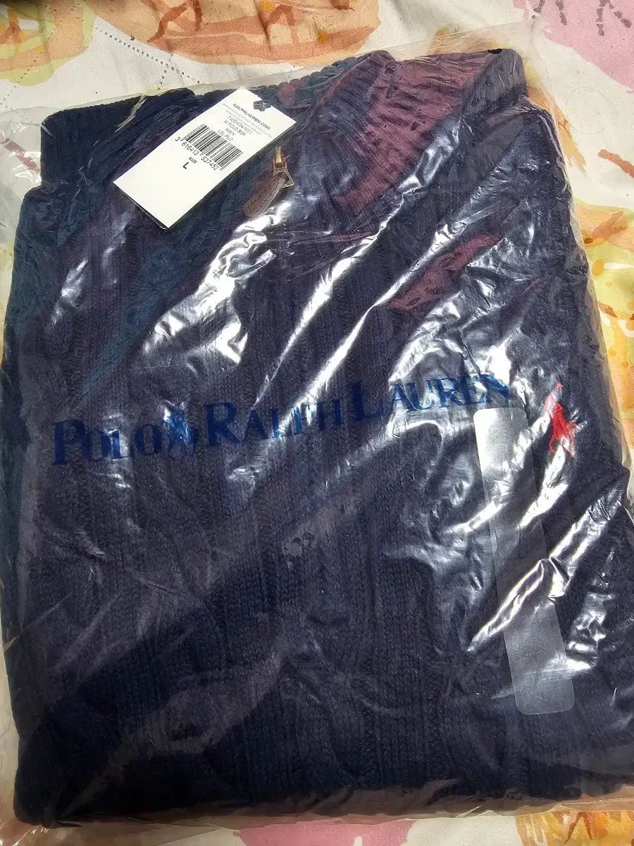 POLO RALPH LAUREN ポロラルフローレン ニット ハーフジップ ネイビー L