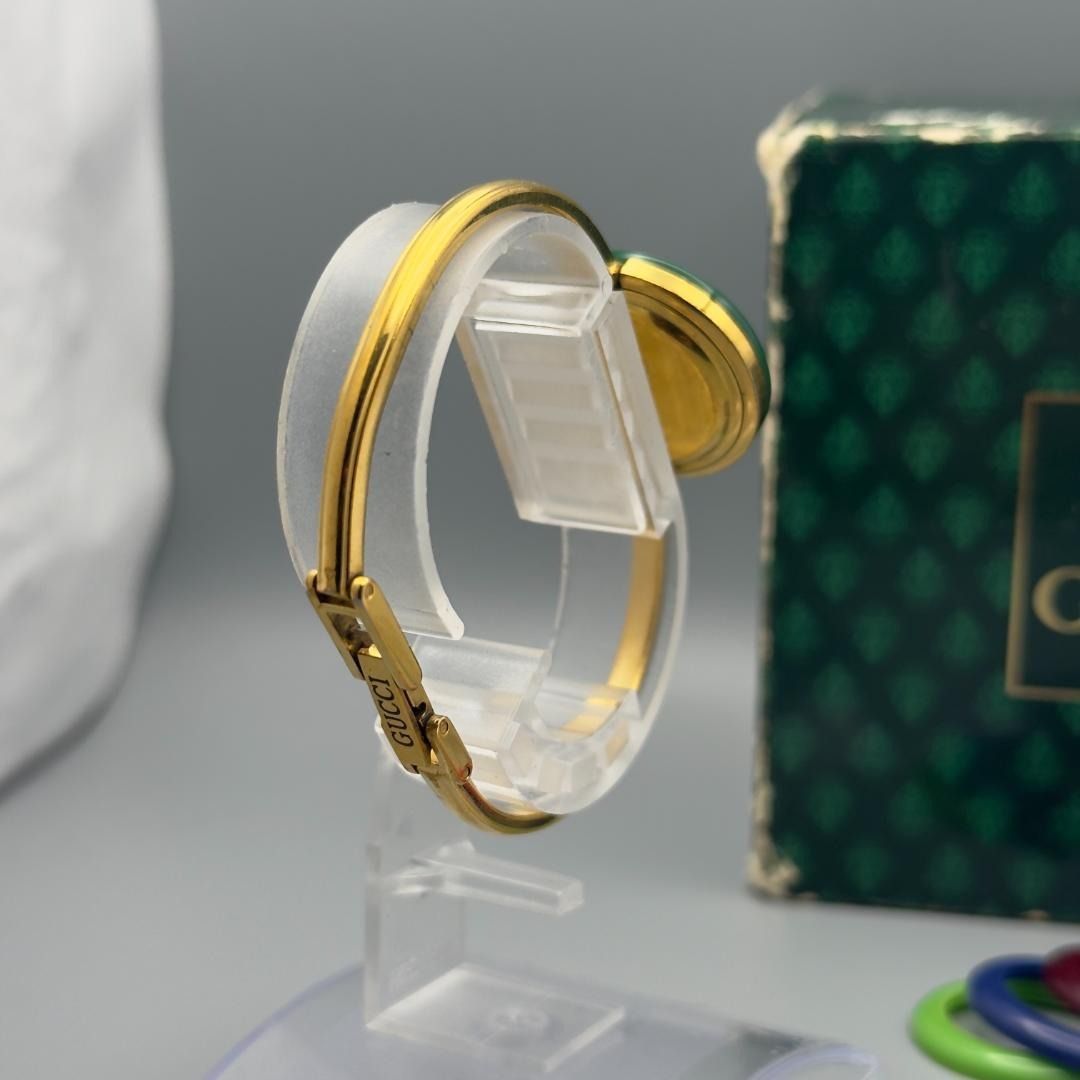  稼働品 グッチ チェンジベゼル ベゼル GUCCI 腕時計(クォーツ) 腕時計(アナログ)