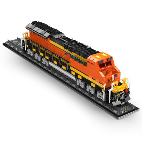  Mould King 12041 テクニック 世界鉄道シリーズ 蒸気機関車モデル 北米鉄道機関車風 大型スケール機関車フロントモデル 貨物列車ブロック組み立てキット 彡 その他 ブロック玩具