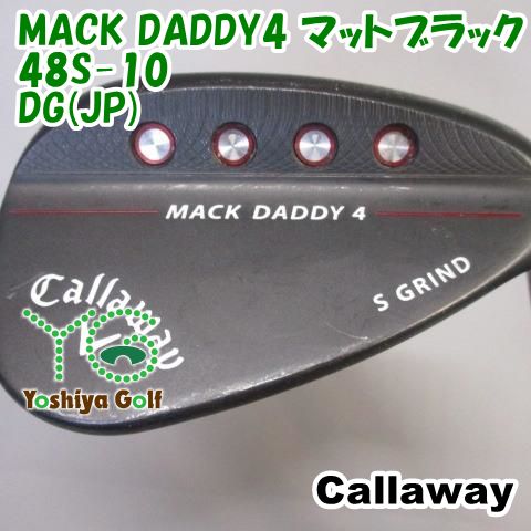ウェッジ キャロウェイ MACK DADDY 4 マットブラック 48 S-10|DG JP |S 200|48 136624