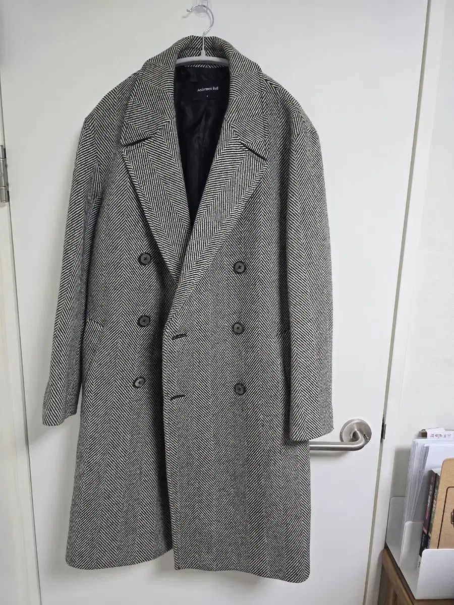 Kinloch Anderson キンロックアンダーソン ヘリンボーン ダブル コート