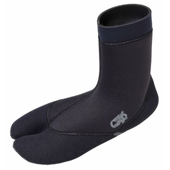 SURF GRIP サーフグリップ thermo BLACK SPLIT SOCKS 3 mm ウインターブーツ ソックス Lサイズ