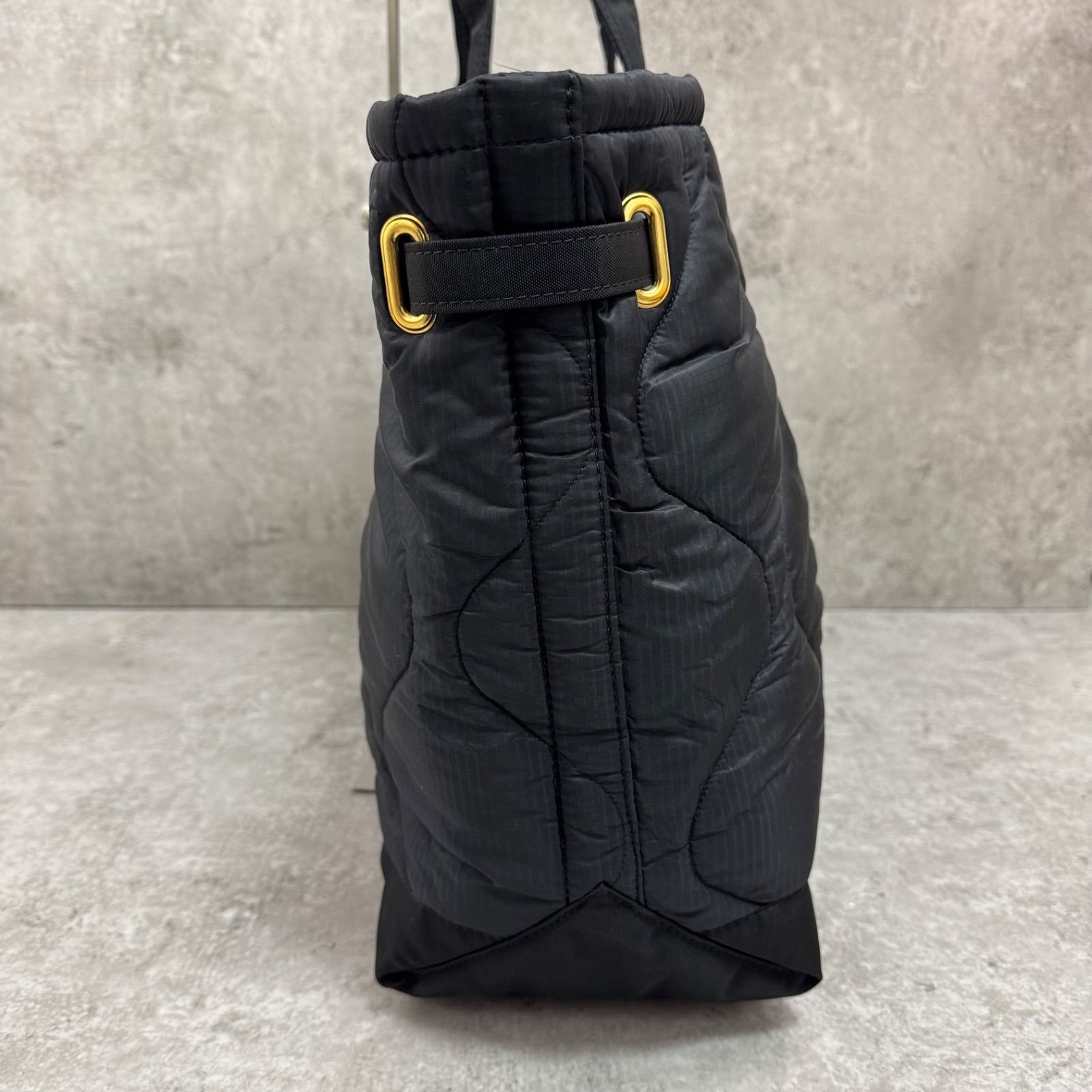 未使用】sita parantica シータパランティカ ナイロンキルトトート L