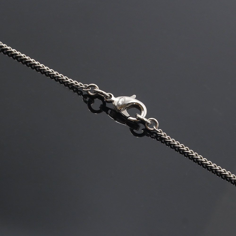 シャネル A28942 ココマーク ラインストーン シルバー ネックレス