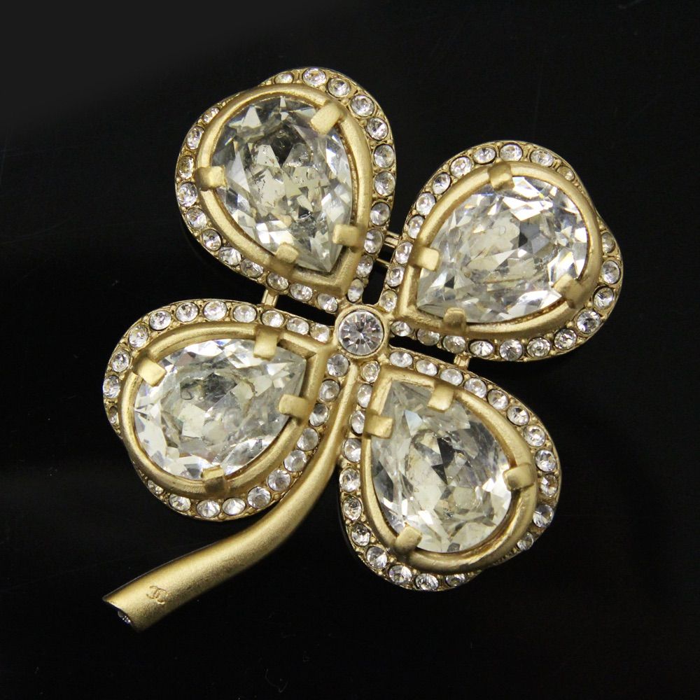 国内正規品・美品】シャネル CHANEL クローバー 四つ葉 フラワー 花