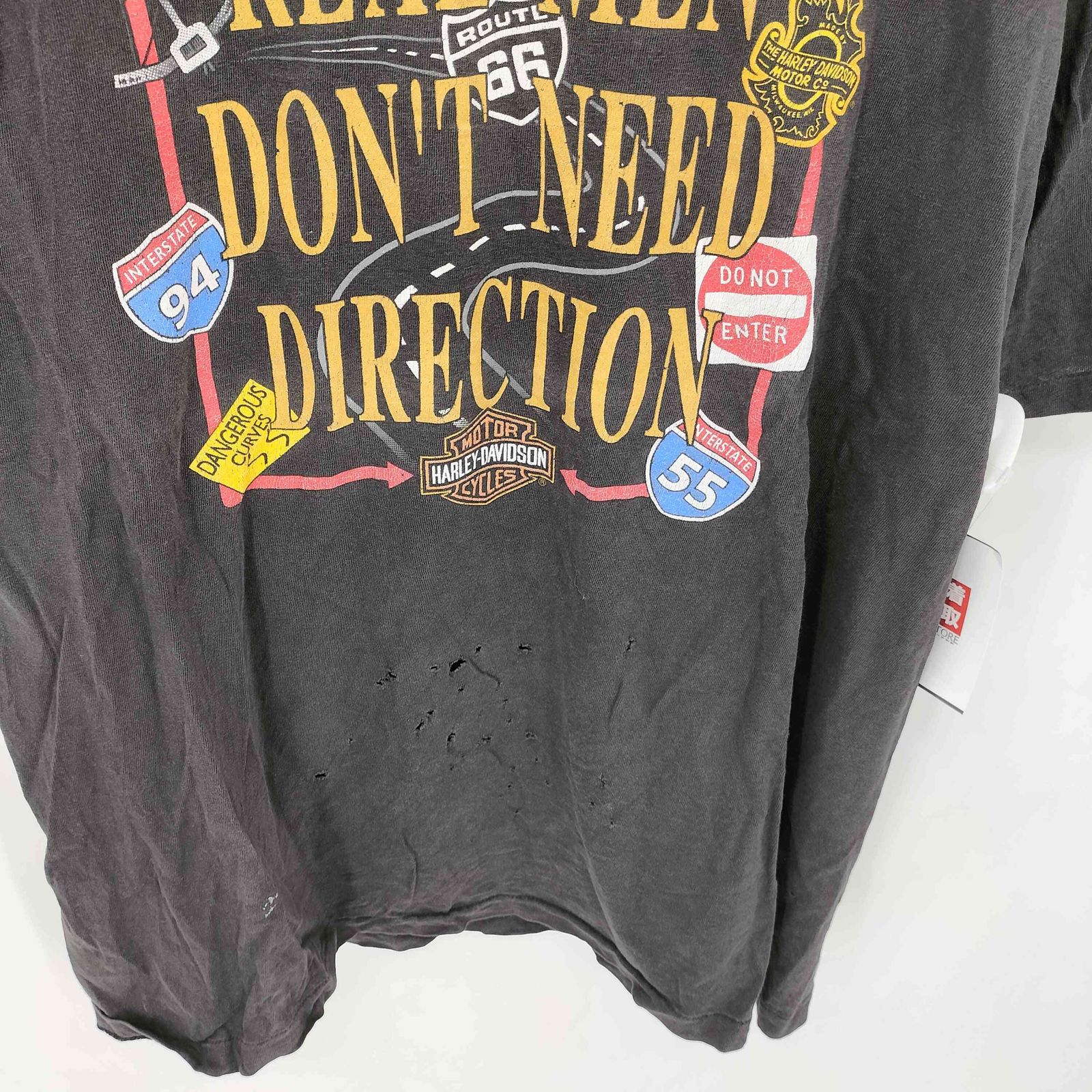 ハーレーダビッドソン HARLEY-DAVIDSON 80-90s USA製 シングルステッチ