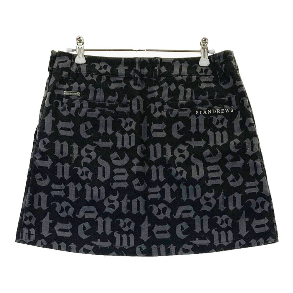 サイズ：M ST ANDREWS セントアンドリュース ストレッチスカート ロゴ