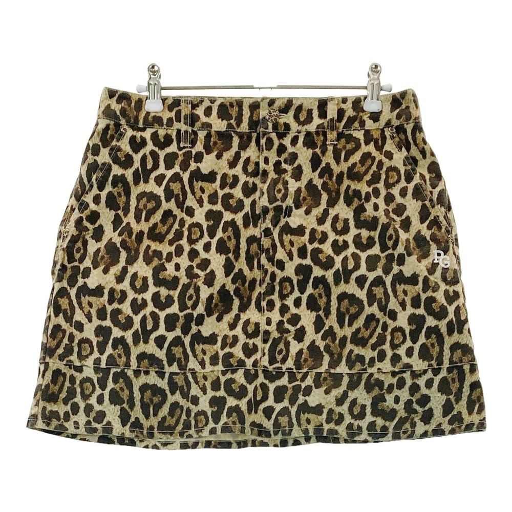 サイズ：2 PEARLY GATES パーリーゲイツ スカート レオパード柄