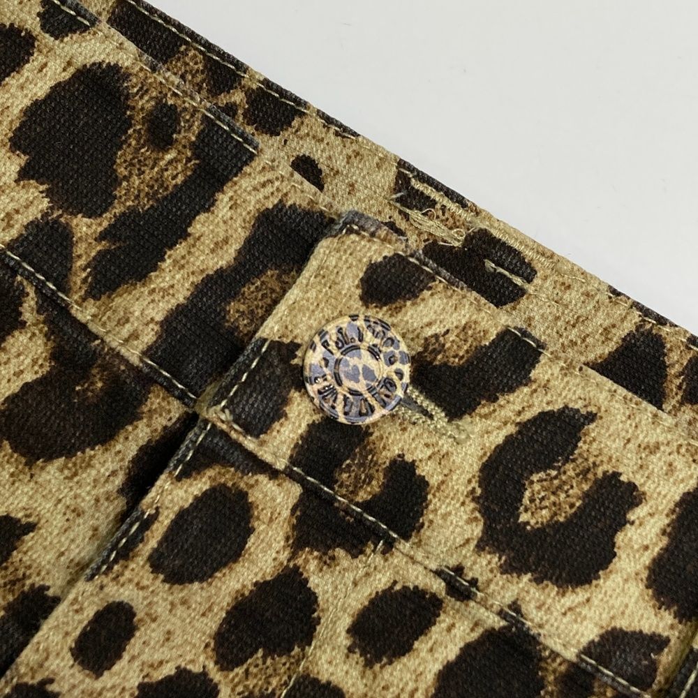 サイズ：2 PEARLY GATES パーリーゲイツ スカート レオパード柄